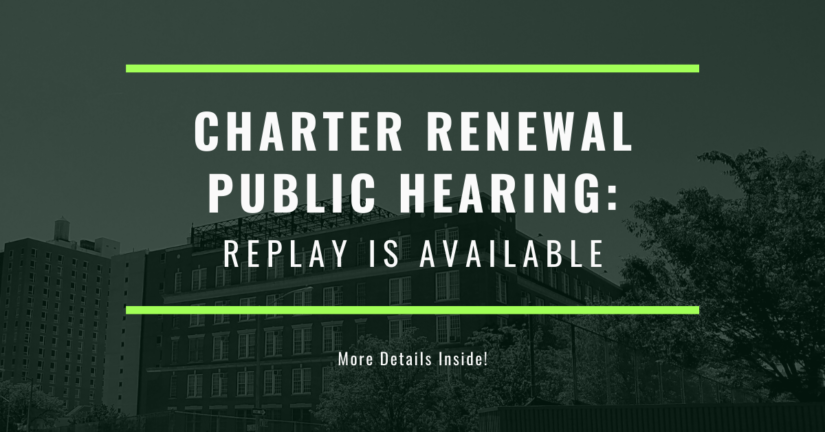 Charter Renewal Replay is Available